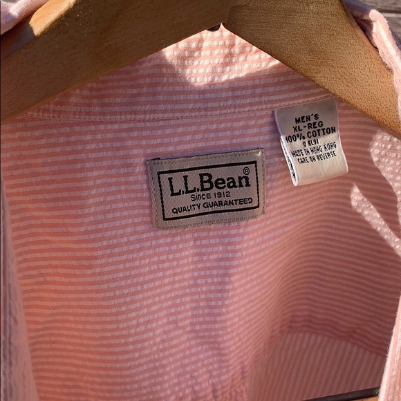 Men’s XL Reg Cotton LL Bean Button Down Shirt - Picture 2 of 4